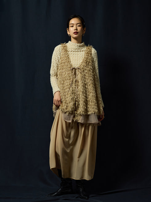 【 予約:8月中旬 】シアーファーハイネックTOPS /M253-83012